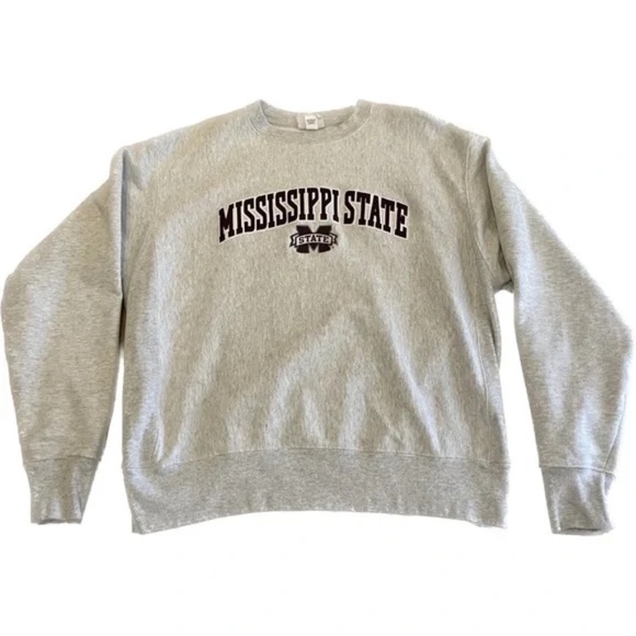 Champion Other - Mississippi State Bulldogs Champion Arch Over Logo Pullover Sweatshirt